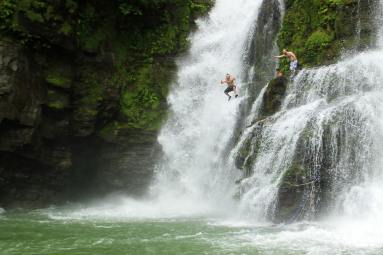 nauyaca waterfalls cliff jump 
 - Costa Rica