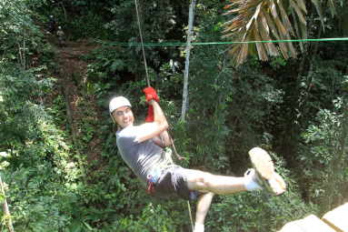 jungle adventure tarzan swing 
 - Costa Rica
