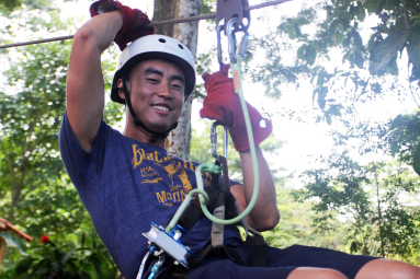 jungle adventure canoopy portrait 
 - Costa Rica
