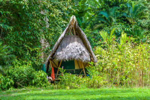 Tiki Tent At Finca Exotica Carate
 - Costa Rica