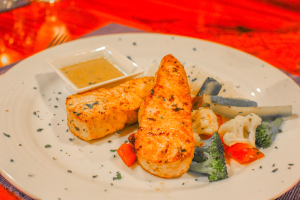 Grilled Fish With Vegetables Aguila De Osa Drake Bay
 - Costa Rica