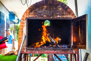 Cafe Monka Wood Fire Burning Oven
 - Costa Rica