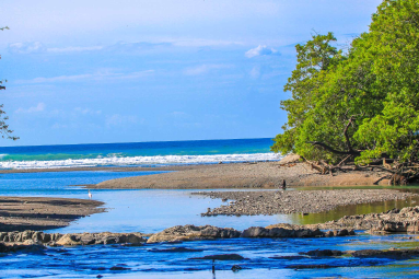 Ocean View From Lajas River
 - Costa Rica