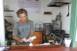 elias nassif at falafel cafe 
 - Costa Rica