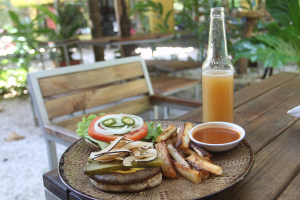 full meal burger kombucha luvburger 
 - Costa Rica